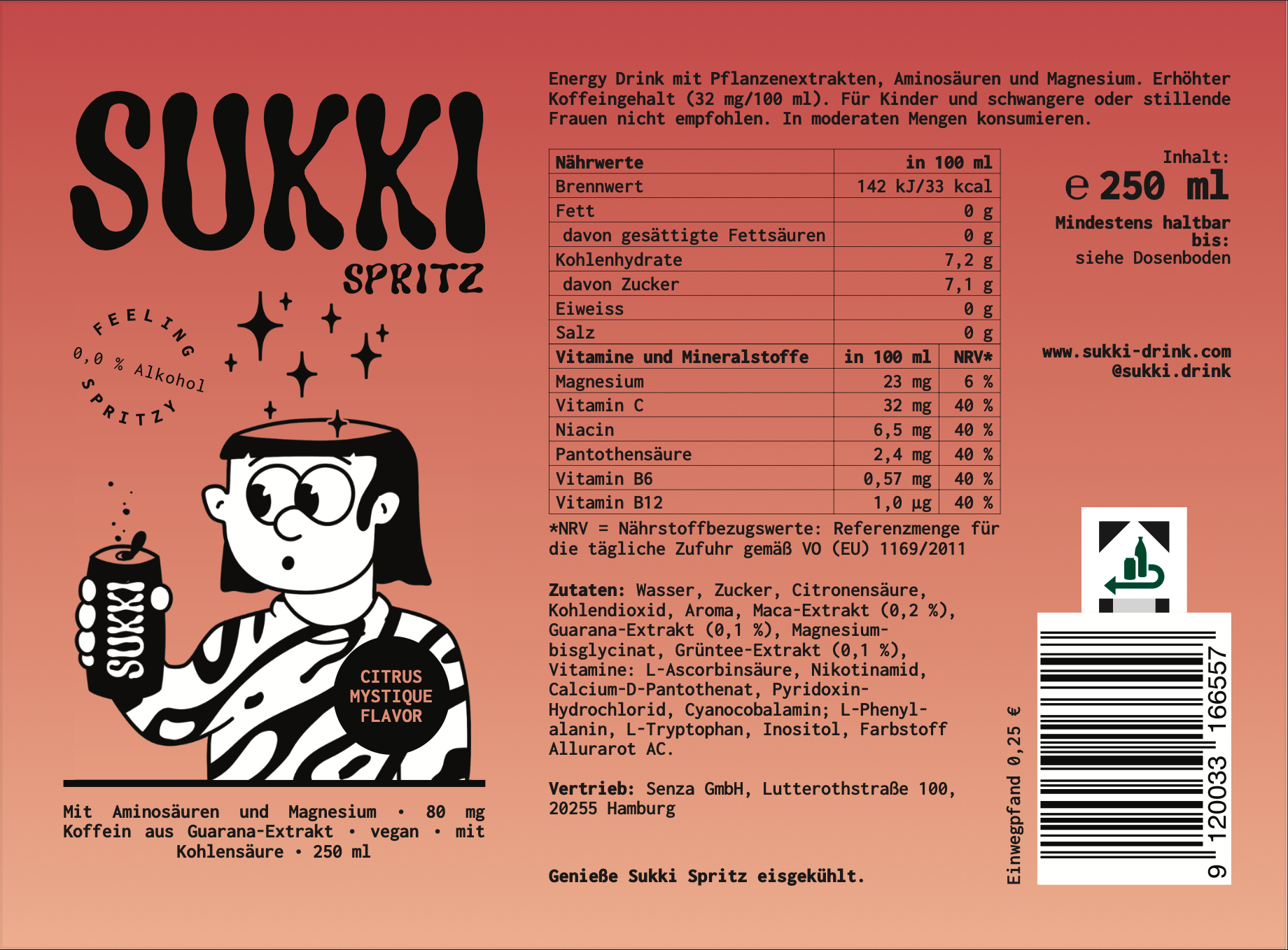 12 Dosen SUKKI SPRITZ