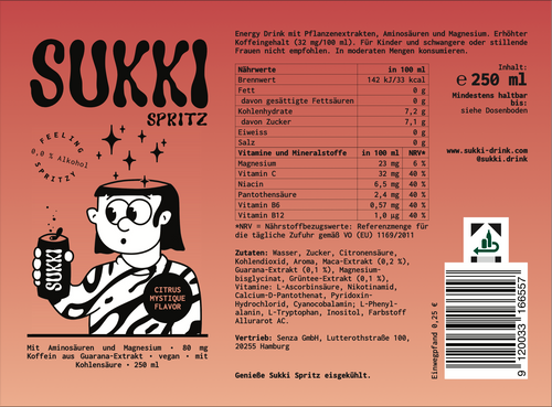 12 Dosen SUKKI SPRITZ